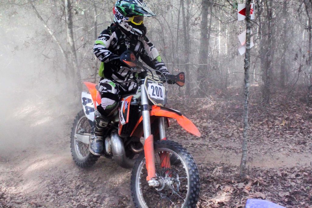 Grant Lowe of Mission 44 racing dirt bike